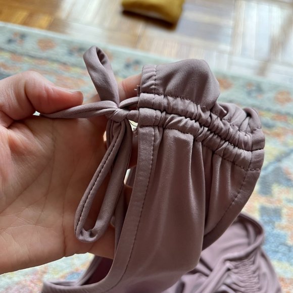 Never Worn! Free People One-Shoulder Ruched Top Mauve XS - Picture 4 of 5